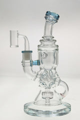 TAG - 8.5" Faberge Egg Klein Incycler (Recycler) w/ Super Slit Puck (14MM Female)