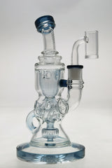 TAG - 8.5" Faberge Egg Klein Incycler (Recycler) w/ Super Slit Puck (14MM Female)