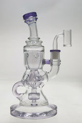 TAG - 8.5" Faberge Egg Klein Incycler (Recycler) w/ Super Slit Puck (14MM Female)