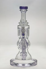 TAG - 8.5" Faberge Egg Klein Incycler (Recycler) w/ Super Slit Puck (14MM Female)