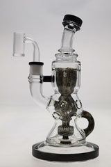 TAG - 8.5" Faberge Egg Klein Incycler (Recycler) w/ Super Slit Puck (14MM Female)