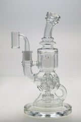 TAG - 8.5" Faberge Egg Klein Incycler (Recycler) w/ Super Slit Puck (14MM Female)