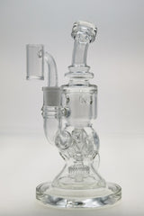 TAG - 8.5" Faberge Egg Klein Incycler (Recycler) w/ Super Slit Puck (14MM Female)