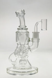 TAG - 8.5" Faberge Egg Klein Incycler (Recycler) w/ Super Slit Puck (14MM Female)