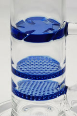 TAG - 12" Bent Neck Double Honeycomb with Spinning Splashguard 65x5MM (18MM Female)