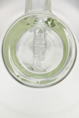 TAG - 22" Super Slit Multiplying Inline to Fixed 12 Arm Tree (44-50-44) 44x4MM (18MM Female) Wavy Sandblasted Logo - Clear .01