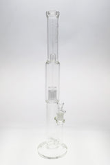 TAG - 22" Super Slit Multiplying Inline to Fixed 12 Arm Tree (44-50-44) 44x4MM (18MM Female) Wavy Sandblasted Logo - Clear .01