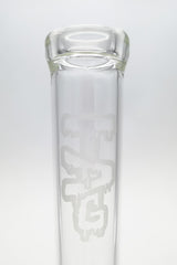 TAG - 22" Super Slit Multiplying Inline to Fixed 12 Arm Tree (44-50-44) 44x4MM (18MM Female) Wavy Sandblasted Logo - Clear .01