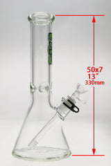 TAG - 12" Beaker 50x7MM - 18/14MM Downstem (4.00")