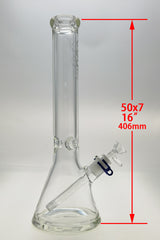 TAG - 16" Beaker 50x7MM - 18/14MM Downstem (4.00")