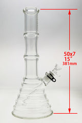 TAG - 16" Beaker Bamboo 50x7MM (4.50") 18/14MM Downstem