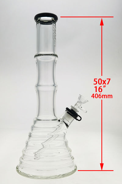 TAG - 16" Beaker Bamboo 50x7MM (4.50") 18/14MM Downstem