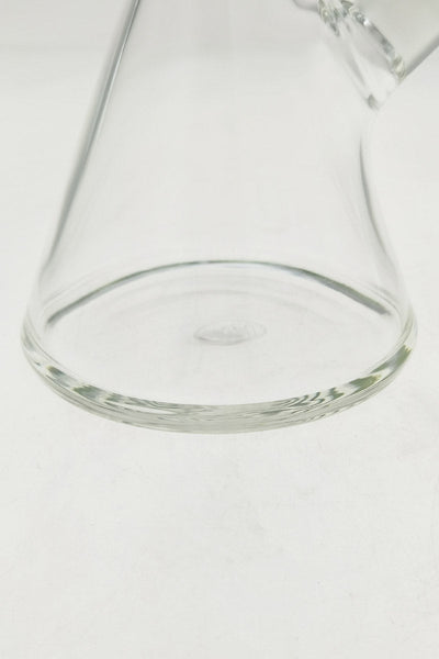 TAG - 20" Beaker 50x5MM - 18/14MM Downstem (5.00") Wavy Sandblasted Logo - Clear .01