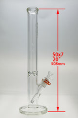 TAG - 20" Straight Tube 50x7MM - 18/14MM Downstem (4.00")