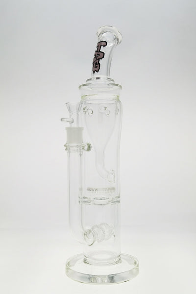 TAG - 16" Double UFO Inline to Super Slit Inverted UFO Showerhead Klein Recycler (18MM Female)