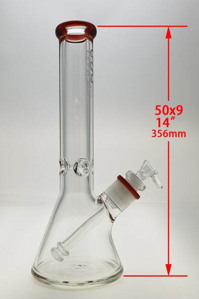 TAG - 14" Beaker 50x9MM - 28/18MM Downstem (4.50")