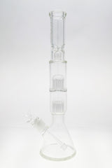 TAG - 20" Double Fixed 16 Arm Tree Beaker 50x7MM - 28/18MM Downstem (4.75")