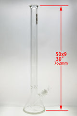 TAG - 30" Beaker 50x9MM - 28/18MM Downstem (5.00")