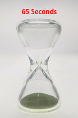 TAG - 3.5" Hour Glass with Glow in the Dark Sand