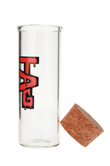 TAG - 8" Glass Jar w/ Cork Top (75x5MM)