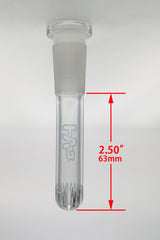 TAG - 18/14MM Closed End Rounded Super Slit Showerhead Downstem