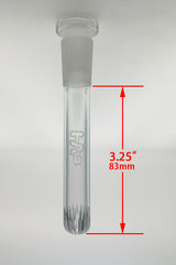 TAG - 18/14MM Closed End Rounded Super Slit Showerhead Downstem