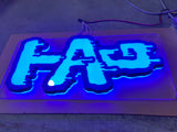 TAG - LED Sign (290MM x 620MM/11.4" x 24.4")