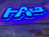 TAG - LED Sign (290MM x 620MM/11.4" x 24.4")
