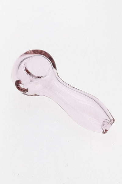 4.00" Spoon Pipe w/ Ash Catcher (60g) Carb Hole: Left Side - Thick Ass Glass - 4.00" Spoon Pipe w/ Ash Catcher (60g) Carb Hole: Left Side