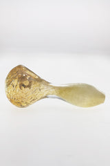 4.00" Spoon Pipe w/ Multi-Color Frit (70g) Carb Hole: Left Side