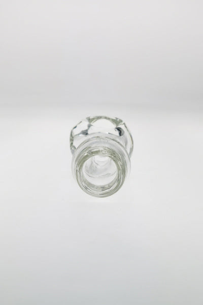 TAG - 4.5" Clear Spoon Pipe w/ Large Carb and Mouth Piece