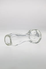 TAG - 4.5" Clear Spoon Pipe w/ Large Carb and Mouth Piece